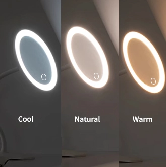 Dettagli dello specchio per il trucco con Clip a LED Sorgente luminosa